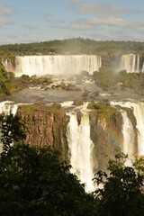 The powerful and mighty Iguazu (Iguacu) Waterfalls between Brazil and Argentina