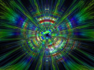 Imaginatory fractal background Image