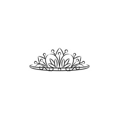 diadem, woman line icon. Signs and symbols can be used for web, logo, mobile app, UI, UX