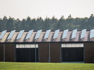 Solaranlage auf Scheunendach