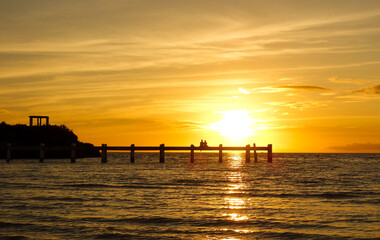 Fototapeta na wymiar A Turks & Caicos Sunset