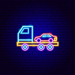 Tow Truck Neon Sign