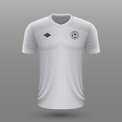 Realistic soccer shirt , Japan away jersey template for football kit.