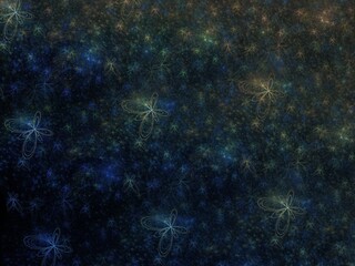 Imaginatory fractal background Image