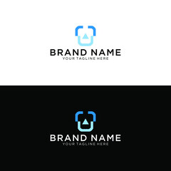 Minimal vector graphic alphabet symbol. Letter T logo.