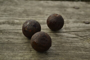 pepper on wooden background