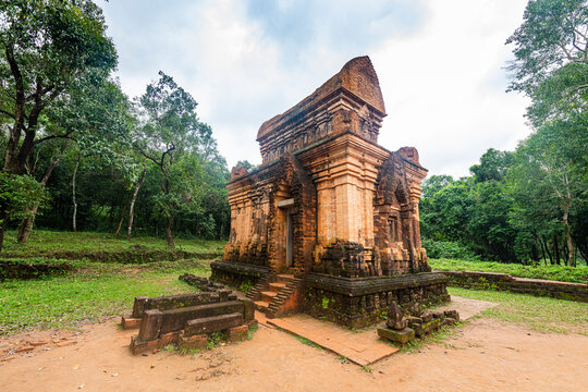 Champa Hindu temple in My Son, Vietnam