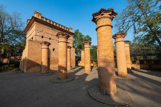 Sentinel fort in the Kangla Palace, Imphal, Manipur, India