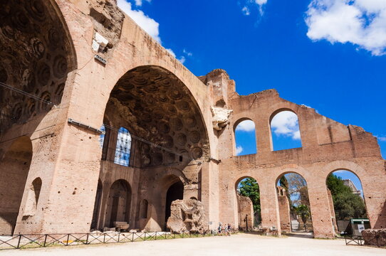 Basilica of Maxentius (Constantine), Roman Forum, Rome, Lazio