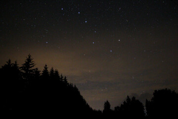 Naklejka premium night sky with stars