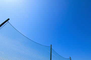 青空とバックネット