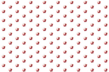 background festive decor giftbox mini icon on an isolated basis pattern