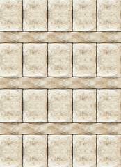 pattern stone block rectangular row paired solid base