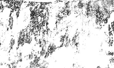Abstract Black and White Illustration Background. Grunge Vintage Surface with Dirty Pattern in Cracks, Spots, Dots.