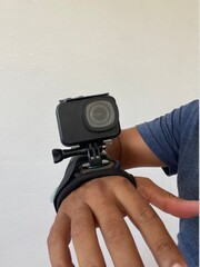 close up of a video camera