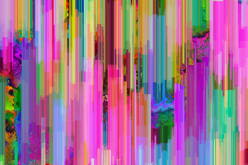 Vibrant, digital pixel glitch background,texture,mosaic,collage