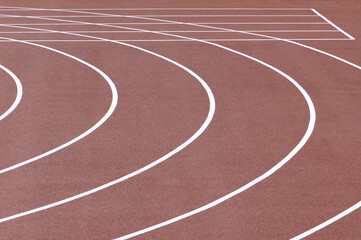 陸上競技場のトラック