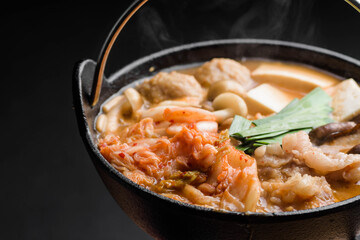 冬の定番　キムチ鍋