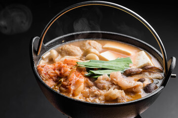 冬の定番　キムチ鍋