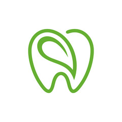 Modern Dental logo design vector