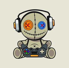 Gamer voodoo doll