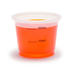 Full Cough Medicine Cup