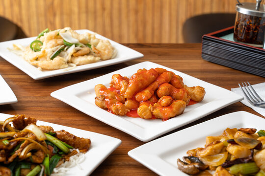 Orange Chicken Chinese Food