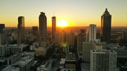 Obraz premium Atlanta Skyline