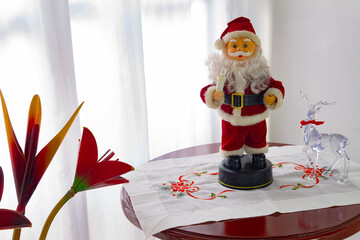 santa claus with christmas decoration