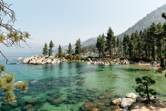 Landscape of Lake Tahoe - Powered by Adobe