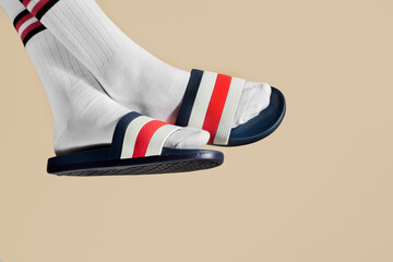 socks and sandals