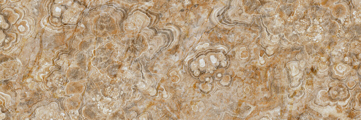 polished onyx marble with high resolution, Panorama of brown marble background with natural stripe for elegant design, Terracotta beige marbel, Closeup Italian onyx slab or emperador grunge stone. 