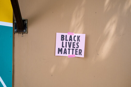 Black Lives Matter Sign