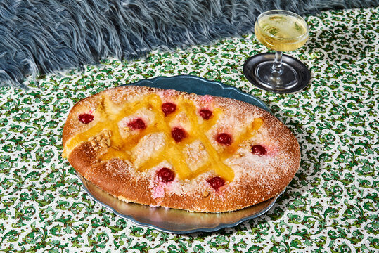 Spanish coca de Sant Joan