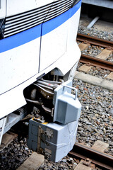 JR大阪駅停車中のサンダーバード連結部分