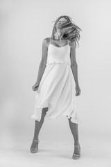 Redheaded Model in various model poses