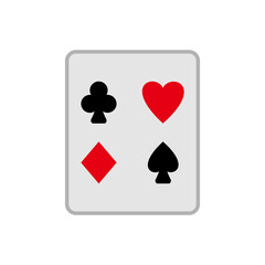 playing card icon vector symbol