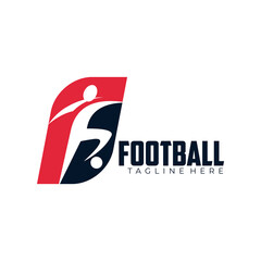football logo icon vector isolated
