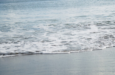 海　波　浜　素材
