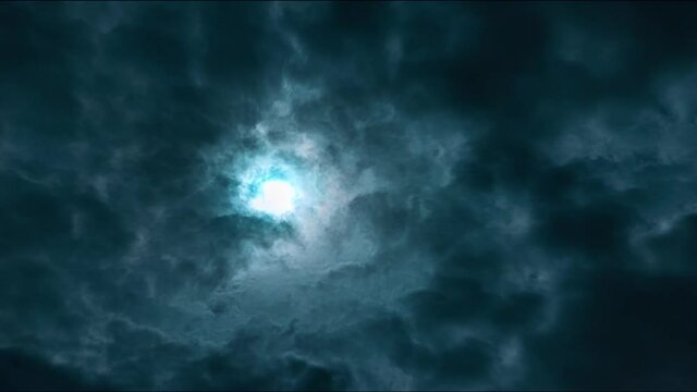 blue sky with clouds
