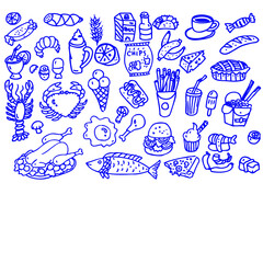 World Food day, doodle sketch