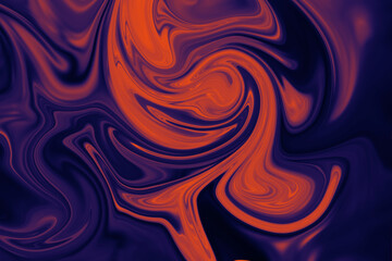 Abstract background of colorful liquid liner. Abstract texture of liquid acrylic.