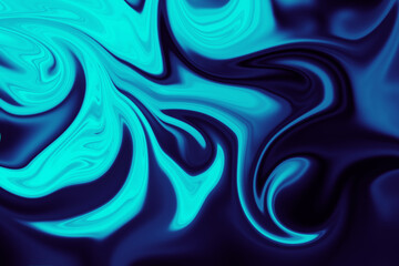 Abstract background of colorful liquid liner. Abstract texture of liquid acrylic.