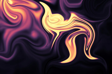 Abstract background of colorful liquid liner. Abstract texture of liquid acrylic.