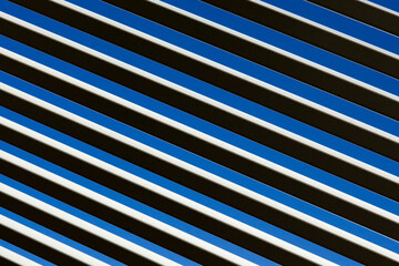 Bold and strong - a repetitive pattern of diagonal stripes.