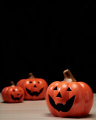 Halloween pumpkin head jack lantern