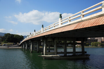 Naklejka premium 瀬田の唐橋