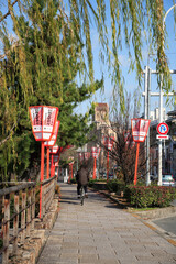 Naklejka premium 川端通り