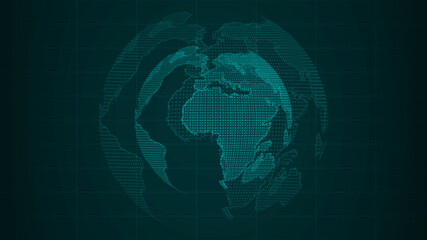 New cyan color technology 3d planet background image,3d earth images