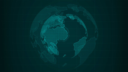 New cyan color technology 3d planet background image,3d earth images